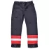 Pantaloni ignifugi, antistatici, protectie arc electric Bizflame Plus,  Bleumarin si rosu