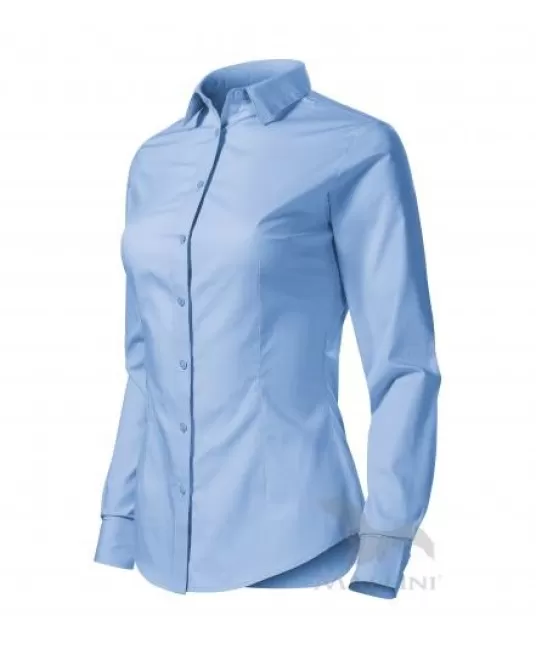 Camasa clasica femei, 125g/m2  Albastru deschis Camasa clasica femei, 125g/m2  Albastru deschis
