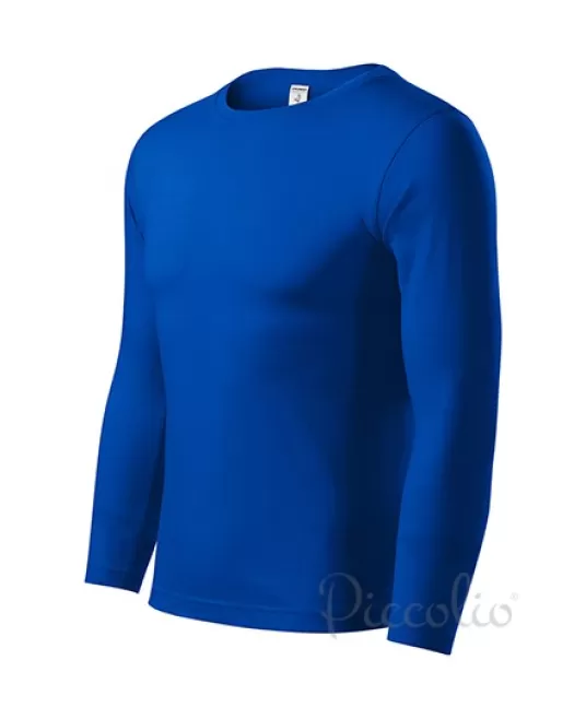 Tricou maneca lunga unisex, bumbac 150g/m2, Malfini P75, Albastru royal Tricou maneca lunga unisex, bumbac 150g/m2, Malfini P75, Albastru royal