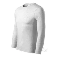 Tricou maneca lunga unisex, bumbac 150g/m2, Malfini P75, Gri deschis