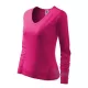 Tricou maneca lunga femei, bumbac 180g/m2, Malfini Elegance 127, Roz Tricou maneca lunga femei, bumbac 180g/m2, Malfini Elegance 127, Roz