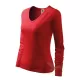 Tricou maneca lunga femei, bumbac 180g/m2, Malfini Elegance 127, Rosu Tricou maneca lunga femei, bumbac 180g/m2, Malfini Elegance 127, Rosu