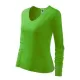 Tricou maneca lunga femei, bumbac 180g/m2, Malfini Elegance 127, Verde mar Tricou maneca lunga femei, bumbac 180g/m2, Malfini Elegance 127, Verde mar