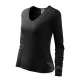 Tricou maneca lunga femei, bumbac 180g/m2, Malfini Elegance 127, Negru Tricou maneca lunga femei, bumbac 180g/m2, Malfini Elegance 127, Negru