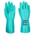 Manusi protectie chimica din nitril [A810] Verde