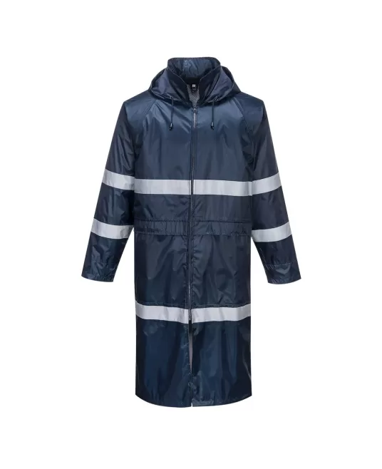 Pelerina de ploaie reflectorizanta, certificata EN343 rezistenta ploaie, Bleumarin