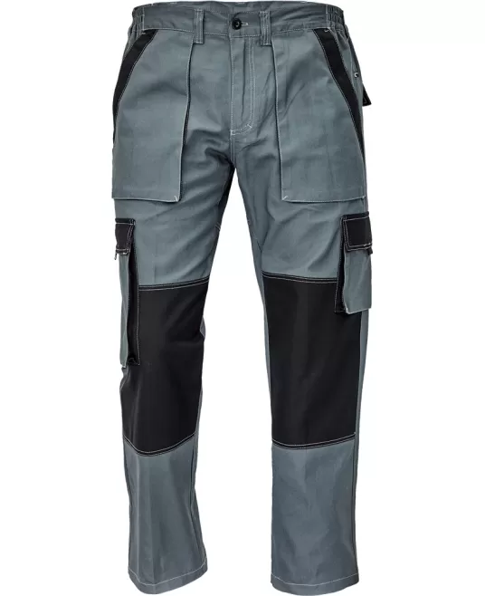 Pantaloni de lucru vara Max, bumbac 200g/mp  Gri si negru