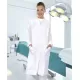 Halat bumbac pentru femei, 190 g/m2 Alb Halat bumbac pentru femei, 190 g/m2 Alb