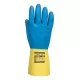 Manusi de protectie antichimica din latex, dublu impregnate, A801 Galben si albastru Manusi de protectie antichimica din latex, dublu impregnate, A801 Galben si albastru
