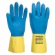 Manusi de protectie antichimica din latex, dublu impregnate, A801 Galben si albastru Manusi de protectie antichimica din latex, dublu impregnate, A801 Galben si albastru