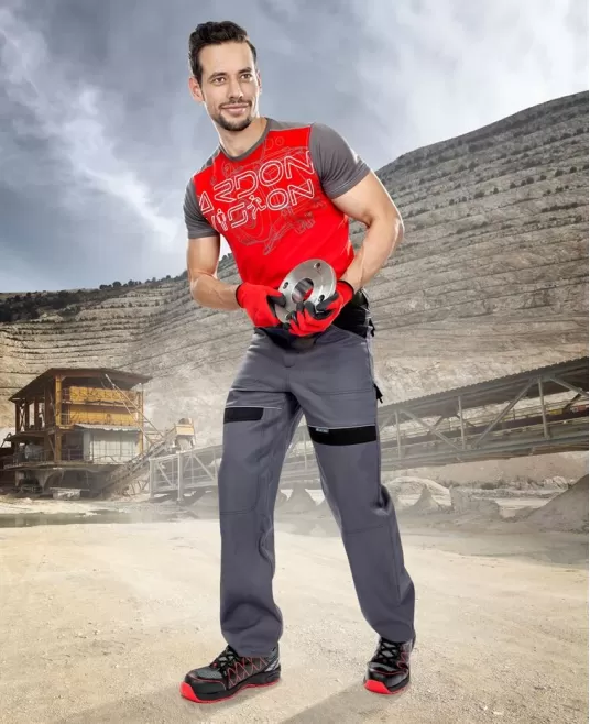 Pantaloni de lucru Cool Trend, bumbac 260g/m2 Gri Pantaloni de lucru Cool Trend, bumbac 260g/m2 Gri