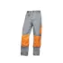 Pantaloni de lucru foarte rezistenti, tercot 235g/m2, 2Strong  Gri si Portocaliu