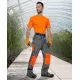 Pantaloni de lucru foarte rezistenti, tercot 235g/m2, 2Strong Gri si Portocaliu Pantaloni de lucru foarte rezistenti, tercot 235g/m2, 2Strong Gri si Portocaliu