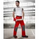 Pantaloni de lucru foarte rezistenti, tercot 235g/m2, 2Strong Rosu Pantaloni de lucru foarte rezistenti, tercot 235g/m2, 2Strong Rosu