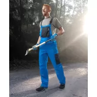 Salopeta de lucru 4Tech premium, tercot 240g/m2, Albastru-negru Salopeta de lucru 4Tech premium, tercot 240g/m2, Albastru-negru