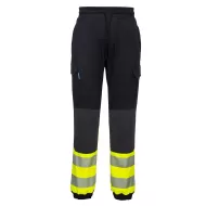 Pantaloni Hi-Vis reflectorizanti premium, stretch, galben Pantaloni Hi-Vis reflectorizanti premium, stretch, galben