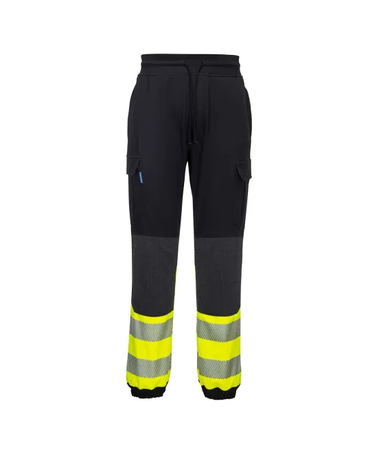 Pantaloni Hi-Vis reflectorizanti premium, stretch, galben Pantaloni Hi-Vis reflectorizanti premium, stretch, galben