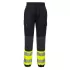 Pantaloni Hi-Vis reflectorizanti premium, stretch, galben