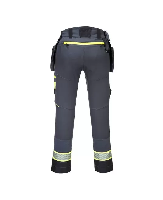 Pantaloni de lucru stretch premium DX440, gri galben Pantaloni de lucru stretch premium DX440, gri galben