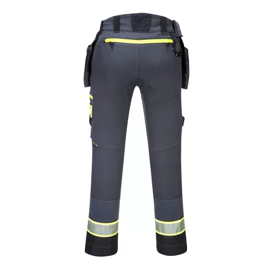 Pantaloni de lucru stretch premium DX440, gri galben Pantaloni de lucru stretch premium DX440, gri galben