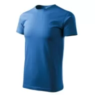 Tricou bumbac rezistent la uzura, 200g/m2 Malfini Heavy New 137, Albastru azuriu