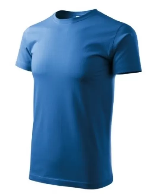 Tricou bumbac rezistent la uzura, 200g/m2 Malfini Heavy New 137, Albastru azuriu Tricou bumbac rezistent la uzura, 200g/m2 Malfini Heavy New 137, Albastru azuriu