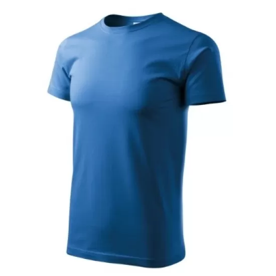 Tricou bumbac rezistent la uzura, 200g/m2 Malfini Heavy New 137, Albastru azuriu Tricou bumbac rezistent la uzura, 200g/m2 Malfini Heavy New 137, Albastru azuriu