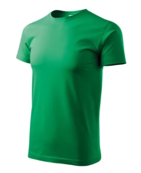 Tricou bumbac rezistent la uzura, 200g/m2 Malfini Heavy New 137, Verde mediu