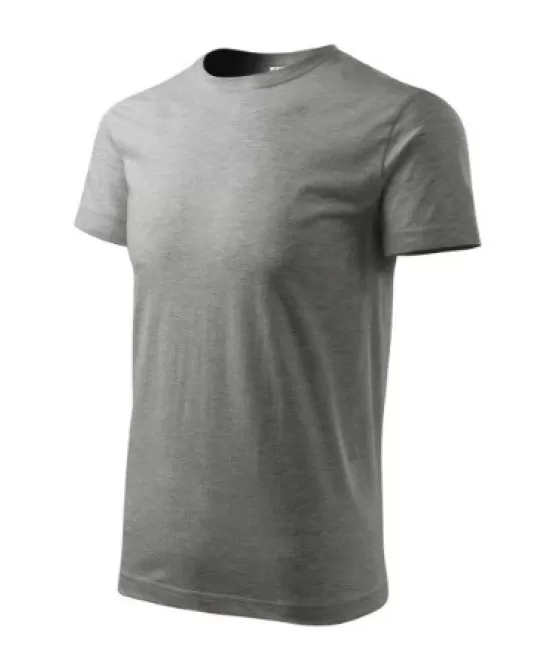 Tricou bumbac rezistent la uzura, 200g/m2 Malfini Heavy New 137, Gri inchis Tricou bumbac rezistent la uzura, 200g/m2 Malfini Heavy New 137, Gri inchis