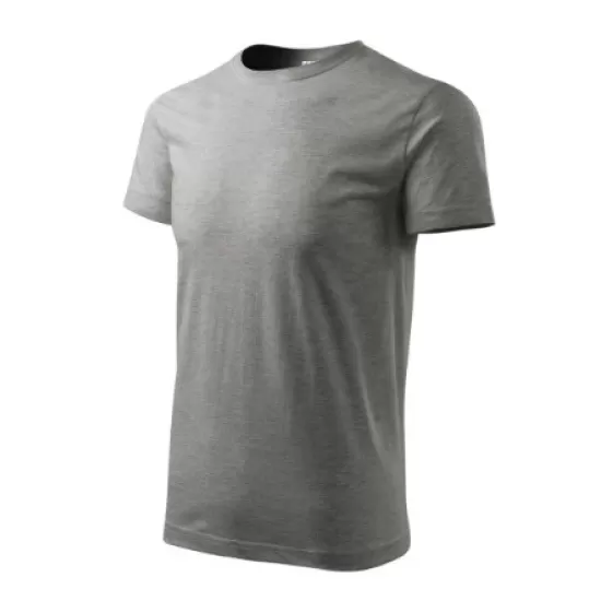 Tricou bumbac rezistent la uzura, 200g/m2 Malfini Heavy New 137, Gri inchis Tricou bumbac rezistent la uzura, 200g/m2 Malfini Heavy New 137, Gri inchis