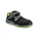 Sandale de protectie ESD foarte comode S1P Negru -verde Sandale de protectie ESD foarte comode S1P Negru -verde
