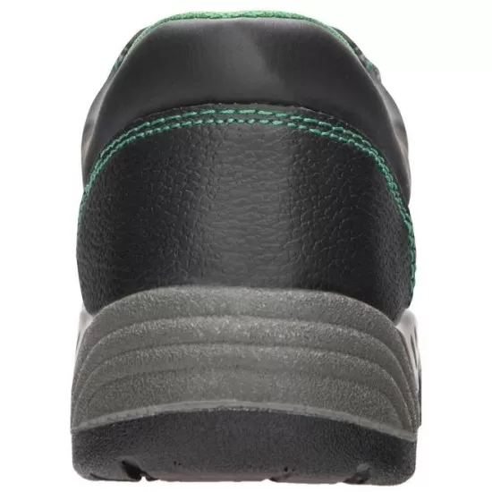 Pantofi de protectie cu bombeu metalic si lamela, talpa PU/PU, S3 [G3273] Negru si verde