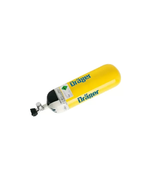 Draeger butelie oxigen din otel Galben Draeger butelie oxigen din otel Galben