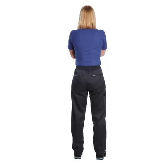 Pantaloni de lucru pentru femei, tercot, 210g/m2, Bleumarin Pantaloni de lucru pentru femei, tercot, 210g/m2, Bleumarin