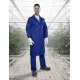 Halat bumbac pentru barbati, 245g/m2 albastru Halat bumbac pentru barbati, 245g/m2 albastru