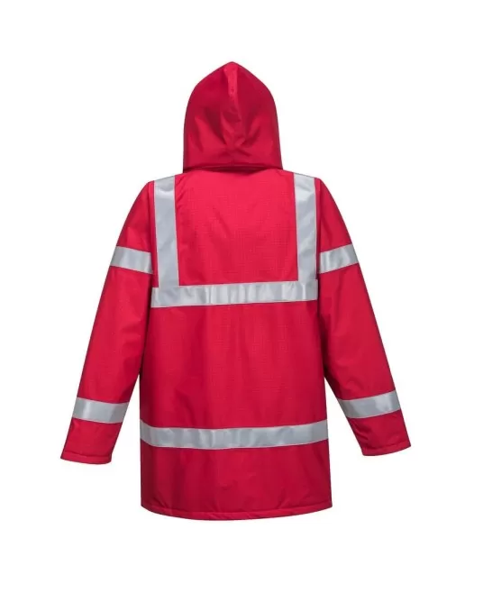 Jacheta ignifuga, antistatica Bizflame Rain Multinorm FR, Rosu Jacheta ignifuga, antistatica Bizflame Rain Multinorm FR, Rosu