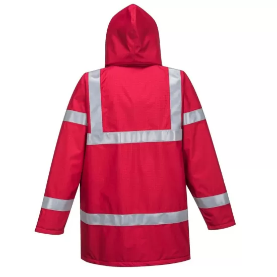 Jacheta ignifuga, antistatica Bizflame Rain Multinorm FR, Rosu Jacheta ignifuga, antistatica Bizflame Rain Multinorm FR, Rosu