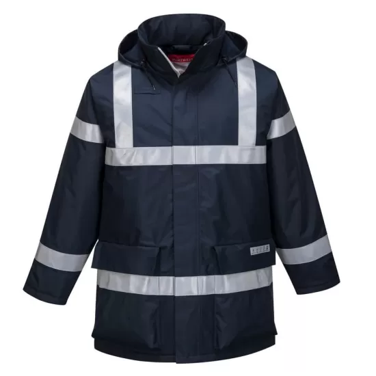 Jacheta ignifuga, antistatica Bizflame Rain Multinorm FR, Bleumarin Jacheta ignifuga, antistatica Bizflame Rain Multinorm FR, Bleumarin