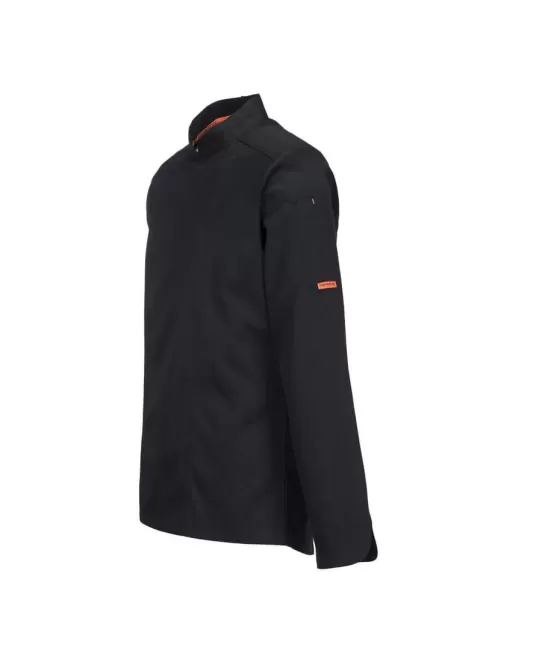 Tunica slimfit bucatari, MeshAir, nivel ridicat de ventilatie, Negru