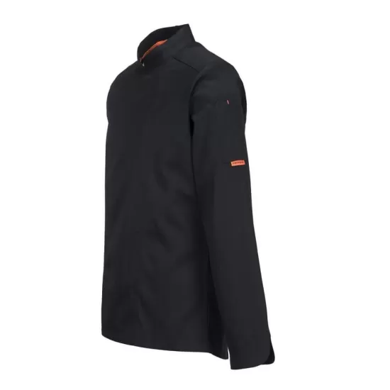 Tunica slimfit bucatari, MeshAir, nivel ridicat de ventilatie, Negru Tunica slimfit bucatari, MeshAir, nivel ridicat de ventilatie, Negru