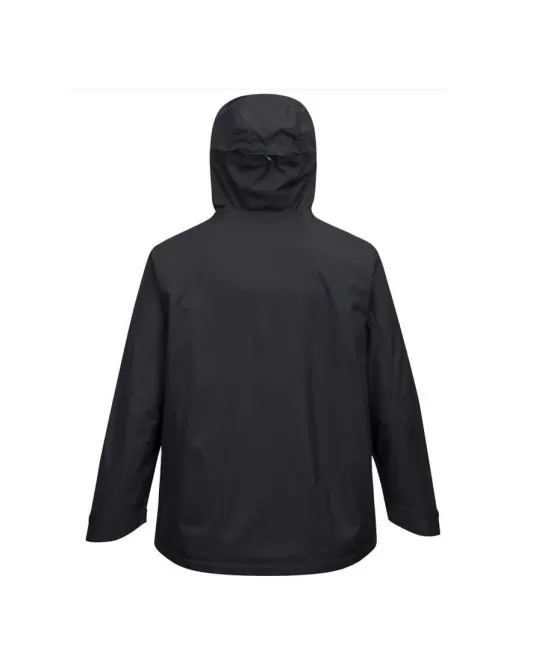 Jacheta de protectie impermeabila cu gluga, colectia X3, Negru Jacheta de protectie impermeabila cu gluga, colectia X3, Negru