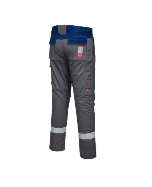 Pantaloni ignifugi antistatici protectie arc electric Bizflame Ultra [FR06] Gri