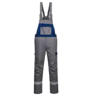 Salopeta cu pieptar ignifuga antistatica protectie arc electric  Gri Salopeta cu pieptar ignifuga antistatica protectie arc electric  Gri