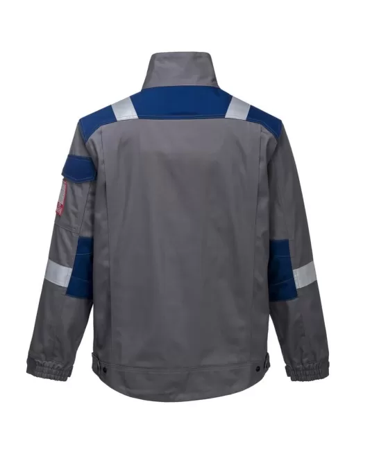 Jacheta ignifuga, antistatica protectie arc electric Bizflame Ultra [FR08] Gri