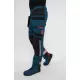 Pantaloni de lucru stretch premium DX440, albastru portocaliu Pantaloni de lucru stretch premium DX440, albastru portocaliu