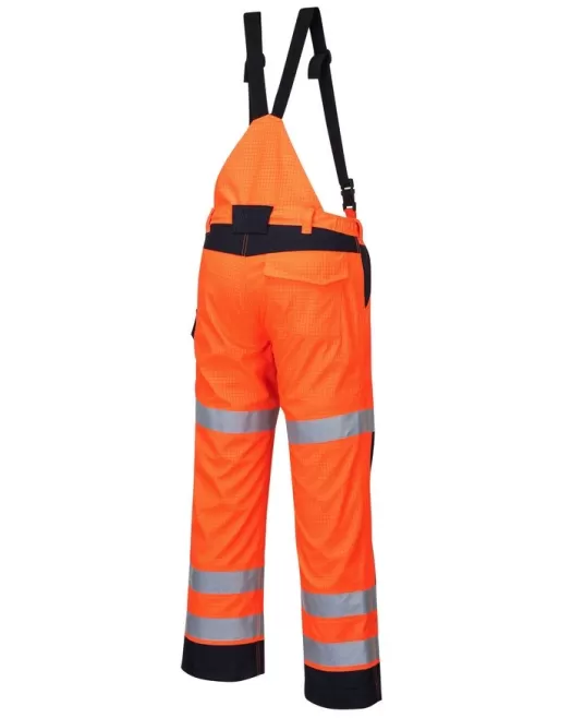 Pantaloni ignifugi si reflectorizanti Multi Norm Arc [MV71] Portocaliu si bleumarin