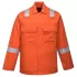 Jacheta ignifuga cu dungi reflectorizante, Portocaliu