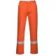 Pantaloni de protectie ignifuga, dungi reflectorizante, Bizweld Iona [BZ14] Portocaliu