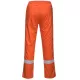 Pantaloni de protectie ignifuga, dungi reflectorizante, Bizweld Iona [BZ14] Portocaliu