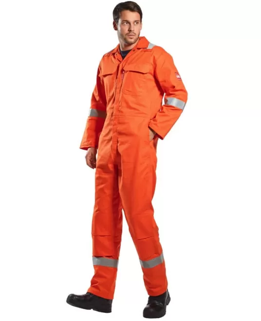 Combinezon de protectie ignifug Bizweld Iona [BIZ5] Portocaliu